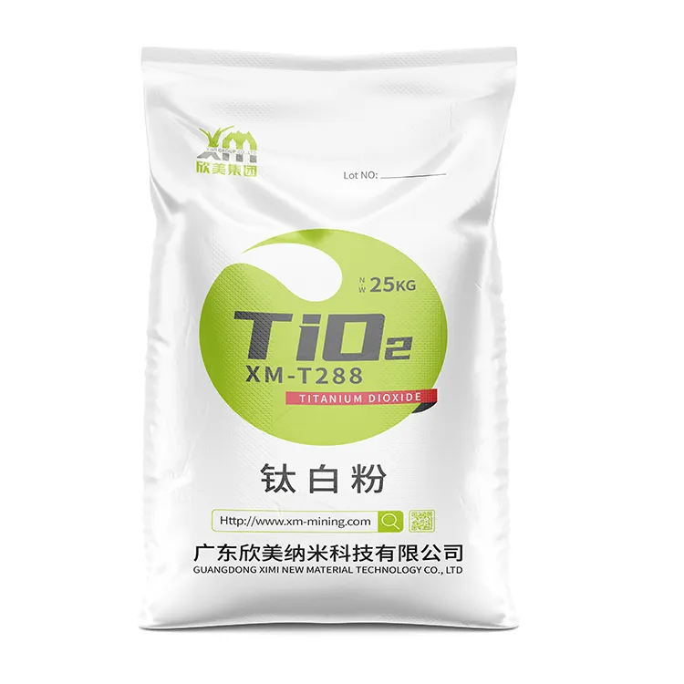 XiMi-pigmento blanco para pintura, dióxido de titanio transparente, el mejor precio, fabricante de China, TiO2