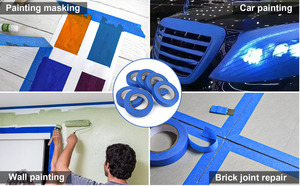 <span class=keywords><strong>6</strong></span> gói màu xanh họa sĩ mặt nạ băng, 0.94 ''x 60 yards đa kích thước sơn băng giấy, loại bỏ sạch không có dư lượng - Product Image 5