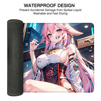 Tapis de souris Anime imprimés personnalisés Grands tapis de souris en caoutchouc naturel 30x80 cm