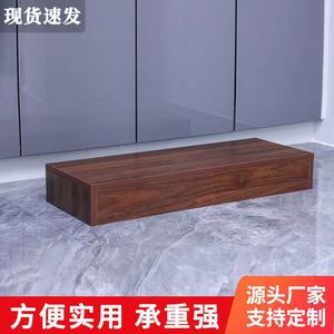 Solid <b>Wood</b> Footstool <b>Step</b> <b>Stool</b> 30-80Cm Kitchen Office Desk Platform Lift Board - Product Image 2