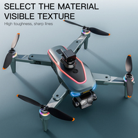 Drone P30 sans balais avec télécommande à écran de 4,5 pouces, caméra HD avec évitement d'obstacles, quadricoptère RC pliable pour photographie aérienne