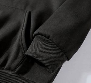 Sweat à capuche unisexe surdimensionné à fermeture éclair pour homme, en coton épais 100 %, avec cagoule intégrée, demi-zip - Product Image 3