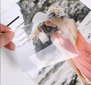 A4 حجم الصفحة PVC شاشة شفافة نوع بطاقة المرجعية ورقة المكبر لقراءة الصحف والكتب - Product Image 5