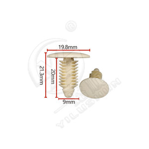 Clips à rivets en forme d'arbre à pointes Xinyida A391 pour la réparation de l'intérieur du coffre et du plafond des véhicules General Motors, en plastique nylon - Product Image 2