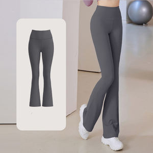 Leggings d'entraînement évasés pour femmes sculptant des pantalons de yoga taille haute pour amincir et façonner - Product Image 6