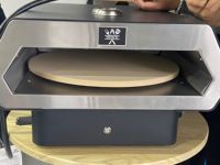 Pizza ofen mit Stein Werbe Oem Niedrig preis Konvektion 16 Zoll Gas Pizza ofen 2300w Pizza ofen tragbar