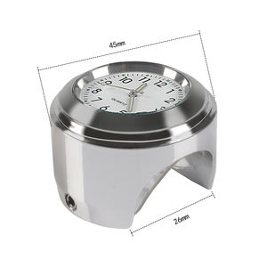 22-25mm Vélo <span class=keywords><strong>Guidon</strong></span> Horloge Argent Multifonction <span class=keywords><strong>Montre</strong></span> Lumineuse <span class=keywords><strong>pour</strong></span> Vélo Étanche Horloge - Product Image 5