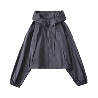 Veste de course légère coupe-vent pour femme, fermeture éclair intégrale, séchage rapide et douce, vêtements de sport respirants, vestes de yoga