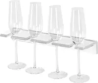  Hexsonhoma Champagne Wall Holer for Party 50, Clear