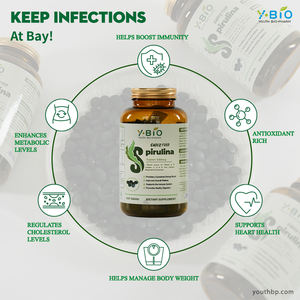 OEM/ODM gençlik yüksek Protein 65% içerik ince öğütülmüş Spirulina tabletler 600 adet/şişe bellek uyku demir magnezyum geliştirmek - Product Image 3