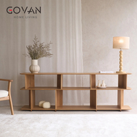 Table console en bois massif de la série nordique, écologique, pour salon, hôtel, hôpital