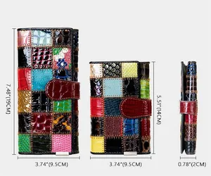 Роскошный дизайнерский женский кошелек на заказ, клатчи, кошельки-конверты, держатель для карт, женский кожаный кошелек, оптовая продажа
