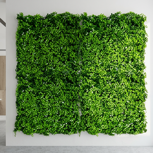 Artificial Mixed Greenery Foliage Panel Dense Green Vertical Garden <b>Wall</b> Mat UV Resistant Indoor Outdoor Decorative Decor - Product Image 5