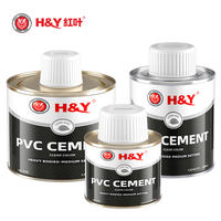 Colle de ciment de tuyau de PVC clair à haute transparence Ciment solvant de PVC pour l'ingénierie industrielle de tuyau d'eau de canalisation