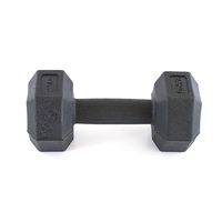 Système d'haltères hexagonaux Dip in Dumbell en plastique personnalisé ensembles d'haltères hexagonaux