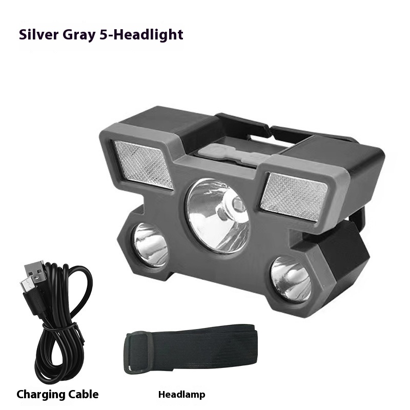 Lampada frontale T5 [argento] scatola colorata di piccole dimensioni