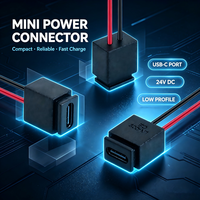 Cable de Carga USB-C Hembra LN-009 con Terminal PH2.0, 2 Pines, 24AWG, 15CM, Tipo C para Equipos Electrónicos