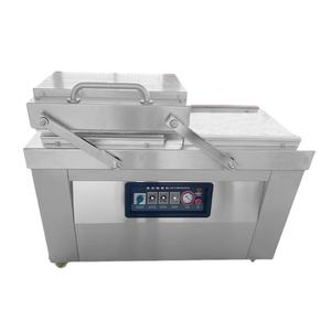 เครื่องซีลสูญญากาศแบบสองห้องประสิทธิภาพสูงสำหรับอาหารแช่แข็ง ปลา บรรจุภัณฑ์ไม้แบบตั้งโต๊ะ สำหรับกระดาษและแก้ว - Product Image 1