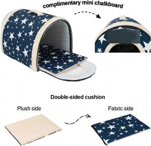Échantillon Gratuit : Niche pour Chien d'Intérieur, Lit pour Chien 2-en-1 Lavable et Couvert, Niche Igloo Isolée et Confortable pour Chien, Taille 23L pour Petit Chien - Product Image 6