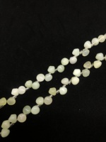 Haute qualité naturel vert gemme chinois Newmountain Jade goutte d'eau perles de pierre pour bijoux bricolage boucles d'oreilles Bracelet collier