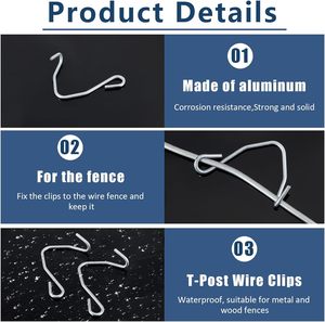 Clip per recinzione con Clip a filo morbido personalizzata accessori per vigneti - Product Image 5