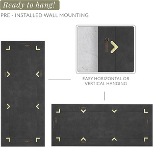 Bán buôn mộc mạc trang trí nội thất lớn hình chữ nhật mặc quần áo gương trang trại gỗ đóng khung đầy đủ cơ thể tầng thường vụ tường spiegel - Product Image 5