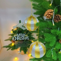Boules de Noël en plastique personnalisées de haute qualité, résistantes aux chocs et aux UV, fabriquées à la machine, respectueuses de l'environnement, Jinyue