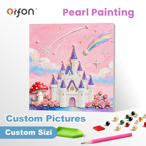 ชุดภาพวาดเพชร 5 มิติ DIY ขายส่ง ลายปราสาทเจ้าหญิ<span class=keywords><strong>ง</strong></span>สีชมพูแฟนตาซี ขอ<span class=keywords><strong>ง</strong></span>ตกแต่งผนัง<span class=keywords><strong>ง</strong></span>านศิลปะเพชร DIY รับทำตาม<span class=keywords><strong>แบ</strong></span>บ OEM - Product Image 1
