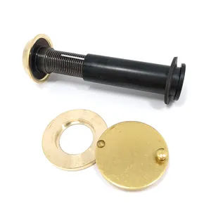 An Ninh lổ nhìn trộm chống trộm cửa phần cứng Brass Door Eye Viewer với kim thép