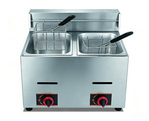 <span class=keywords><strong>Friteuse</strong></span> professionnelle à <span class=keywords><strong>gaz</strong></span> double panier en acier inoxydable 12L, la plus vendue pour restaurants - Product Image 3