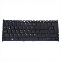 Rétroéclairage LA Latin clavier d'ordinateur portable pour ACER TravelMate P614-51 P614-51T P614-51G P614-51TG N18P6 clavier nouveau pas de bouton d'alimentation
