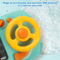 Jeu de conduite électronique populaire pour enfants, jouet de course d'aventure avec simulation de musique et de sons, volant de jeu pour enfants