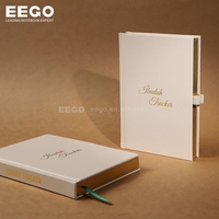 Diario de Tapa Dura A6 A4 A5, Cuaderno de Cuero PU con Logotipo Personalizado, Diario de Lino de Lujo con Bolígrafo, Cuaderno de Notas para Sublimación