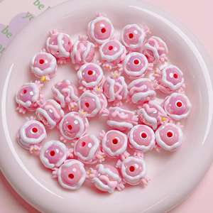 16mm UV Plated Mixed Color <b>Shell</b> Round Acrylic <b>Beads</b> DIY Handmade Mobile Phone Chain Accessories Modern - Product Image 6