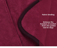 Peignoir pour chien en microfibre premium, fournitures pour animaux de compagnie en gros, peignoir de séchage rapide pour animaux, source d'usine, multi-tailles, B2B