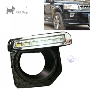 <span class=keywords><strong>2</strong></span> Pezzi Luci Diurne a LED DRL per Auto, Fari di Marcia Diurna Impermeabili per Land Rover Freelander <span class=keywords><strong>2</strong></span> - Product Image 1