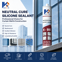 Scellant silicone neutre pour vitrage structurel, mur-rideau, verre, aluminium, construction de façade résistante aux intempéries
