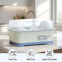 Égouttoir à vaisselle en plastique durable, meuble de rangement pour la cuisine, armoire de séchage et de stockage de la vaisselle, pour un usage domestique et en cuisine, fourniture en gros et en vrac