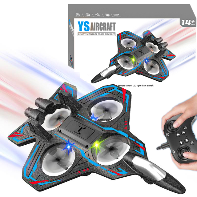 Rechargeable Battery RC Foam Aircraft Glider Light-up EPP Foam Quadcopter Rc Air Plane Toy