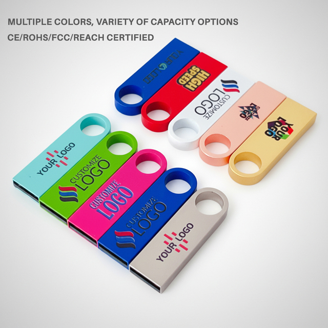 Bulk Cheap Metal Usb Key Pendrive 2GB 128GB Pen Drive 64GB 32GB 16GB 8GB 4GB Mini Usb Stick Usb Flash Drive