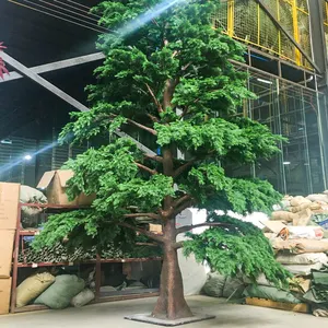 Kunstmatige Planten Bomen Haihong Groothandel Fabriek Prijs Cipressen Boom Plant Faux Kunstmatige Potboom Dennenboom