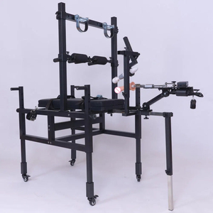 Lit de Contrainte BDSM Robuste et Réglable avec Cadre en Acier, Plateforme Rembourrée et Supports Multi-Positions - Product Image 4