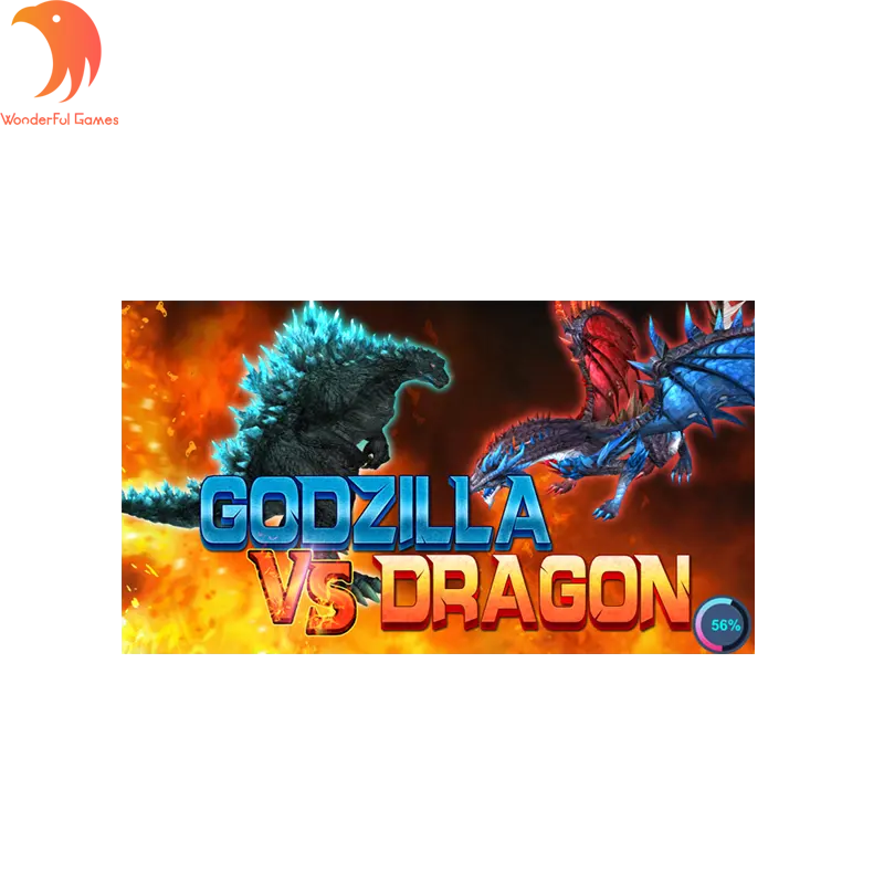 Godzilla VS Dragon fighting видеоигра fish hunter игровой автомат Рыбная настольная игра для продажи