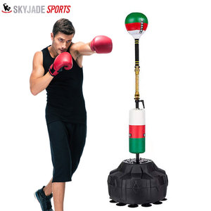 Freestanding Kick Boxing Punching Bag Custom Logo Free Standing <strong>Punchbag</strong> with Water or Sand Filling Made From PU PVC Material - Product Image 2