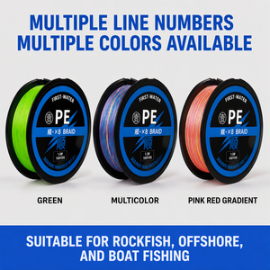 Ligne de pêche tressée en PE à 8 brins, haute résistance, résistante à l'abrasion, lisse, pour leurres, bobine de 100 m pour eau salée et eau douce - Product Image 4