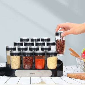 High Quality Wholesale Kitchen Glass Spice Jars Shaker Garlic Spice Bottle With Customized Lid - Product Image 4