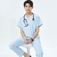 En solde : Tenue de travail pour femme, uniforme d'hôpital, vêtements de travail pour clinique et chirurgie, séchage rapide, extensible, combinaison anti-poussière pour animalerie, ensemble de blouses pour dentiste