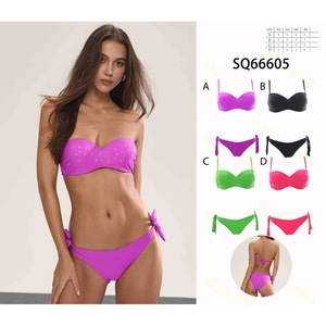 Costume da bagno intero taglie forti con controllo pancia, monokini sexy e coprente per la spiaggia, taglie 42 44 46 48, rosa - Product Image 1