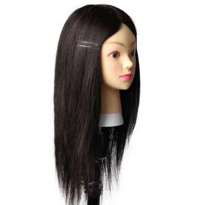 Tête de Mannequin Avec Cheveux Humains 100% Tête De <span class=keywords><strong>Coiffure</strong></span> Pour Coiffures Tête De <span class=keywords><strong>Coiffure</strong></span> Professionnelle Avec Poupée De Cheveux Naturels - Product Image 2