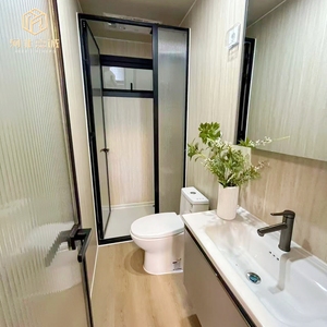 Casas Contenedor Prefabricadas con Ventanas Francesas Extra Grandes, Casas Móviles que se Pueden <span class=keywords><strong>Alquilar</strong></span>, Reventa y Personalización - Product Image 6